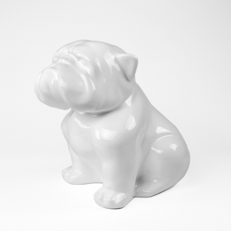 Bulldog Bianco Lucido 40 cm