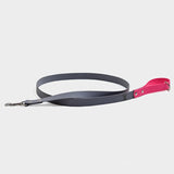 set collare + guinzaglio vegan grigio-fucsia personalizzato - immagine 4