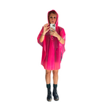 Impermeabile glass unisex fucsia - giallo