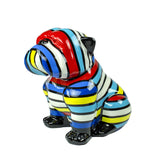Scultura Bulldog Rykiel 40 cm - immagine 2